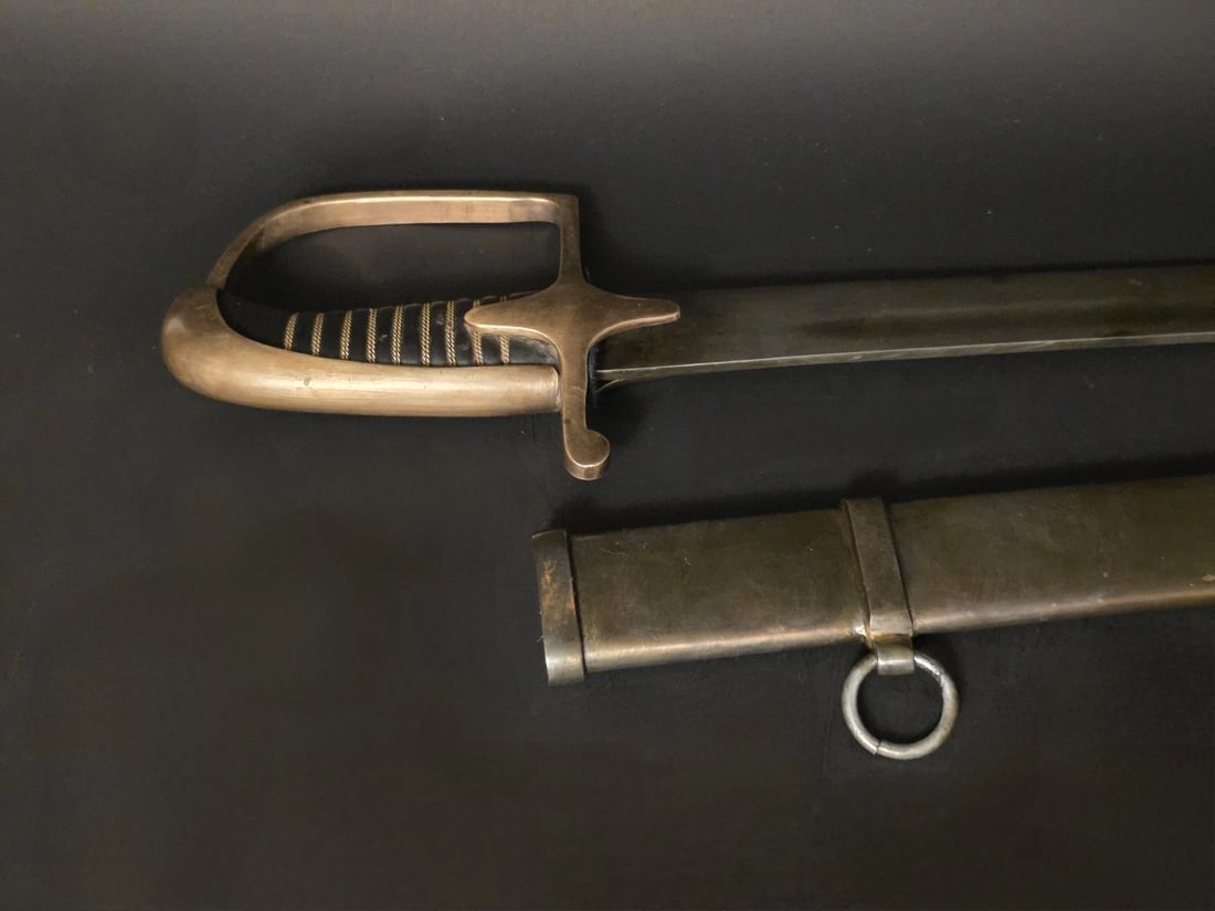1821 Pattern Cavalry Saber Sword w/ Scabbard - British Officer Style - 10
