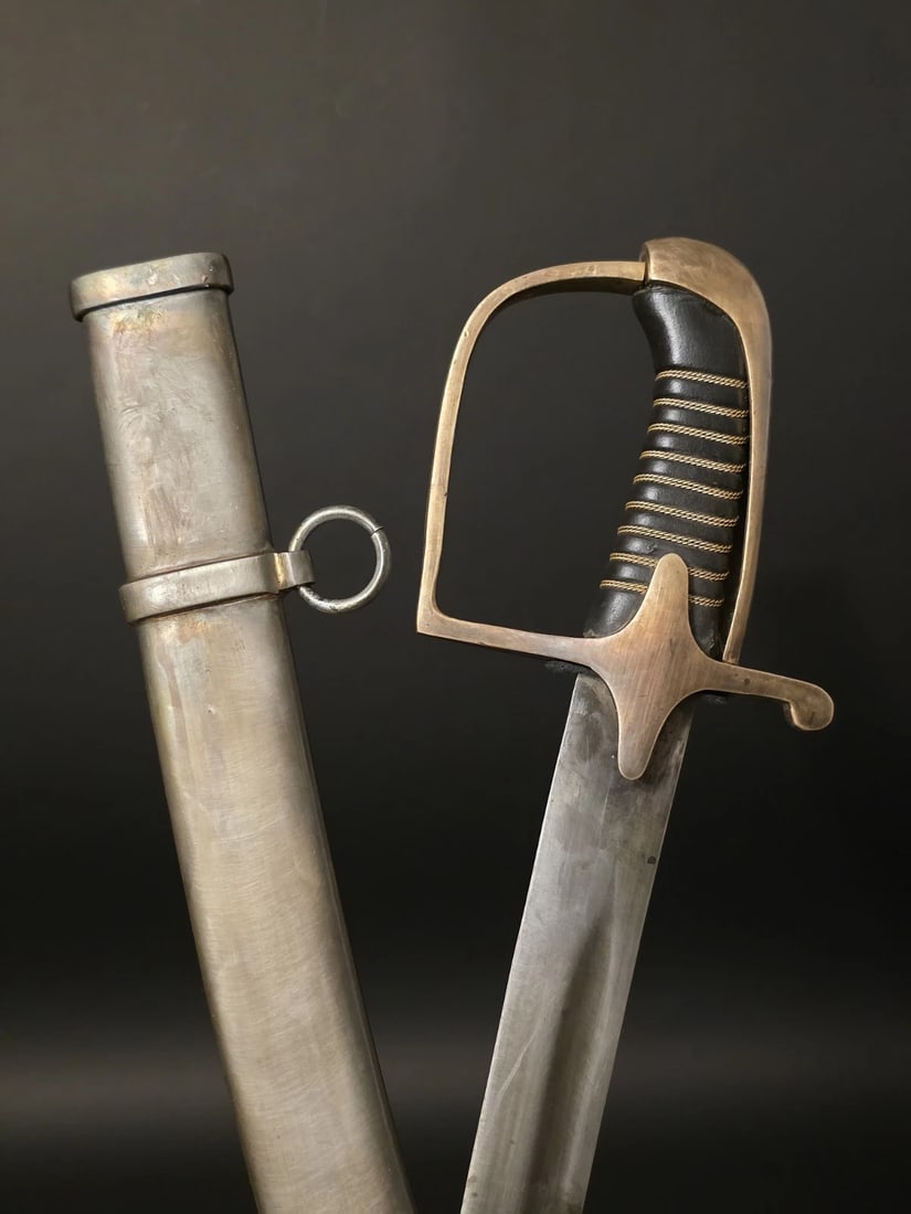 1821 Pattern Cavalry Saber Sword w/ Scabbard - British Officer Style - 12