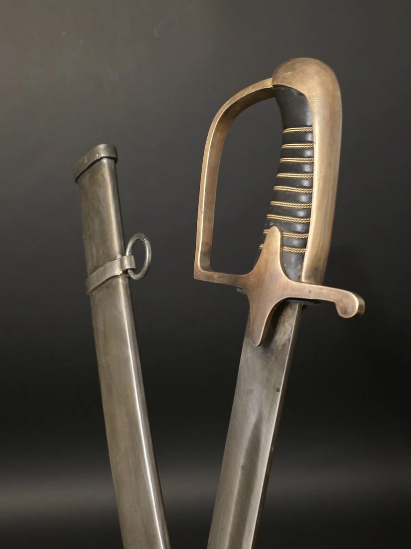 1821 Pattern Cavalry Saber Sword w/ Scabbard - British Officer Style - 13