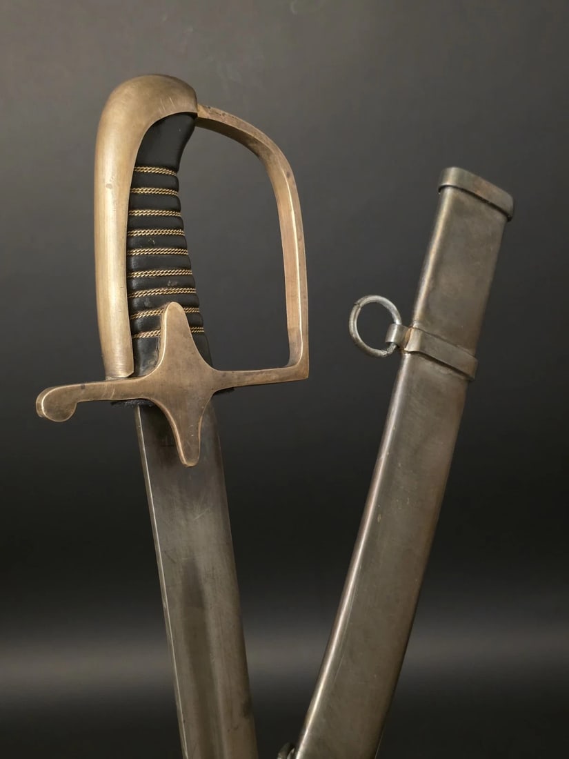 1821 Pattern Cavalry Saber Sword w/ Scabbard - British Officer Style - 2