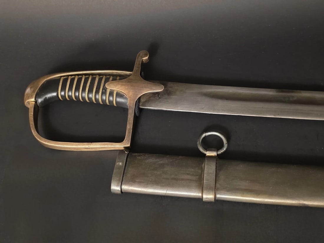 1821 Pattern Cavalry Saber Sword w/ Scabbard - British Officer Style - 5
