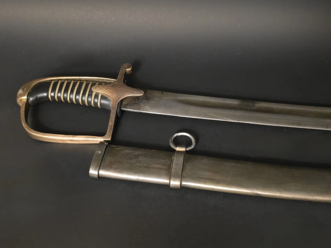 1821 Pattern Cavalry Saber Sword w/ Scabbard - British Officer Style - 8