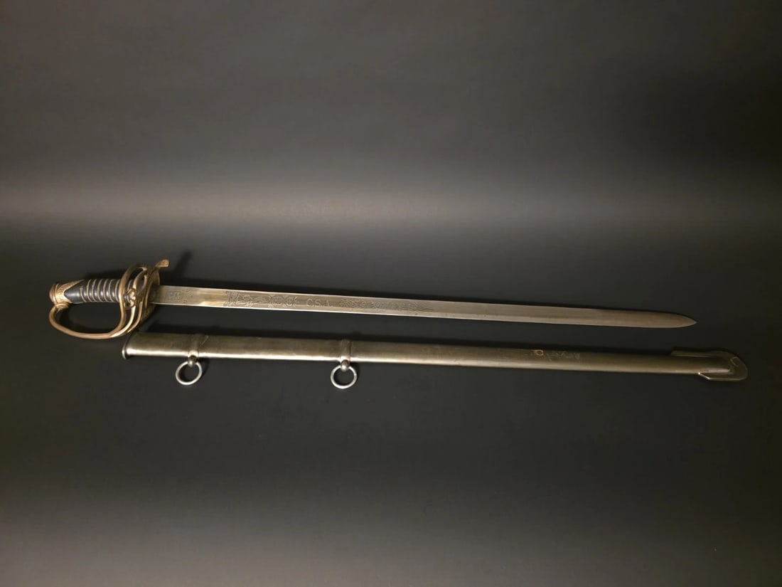 40" Antique-Style 1850 Confederate Civil War Sword - 7