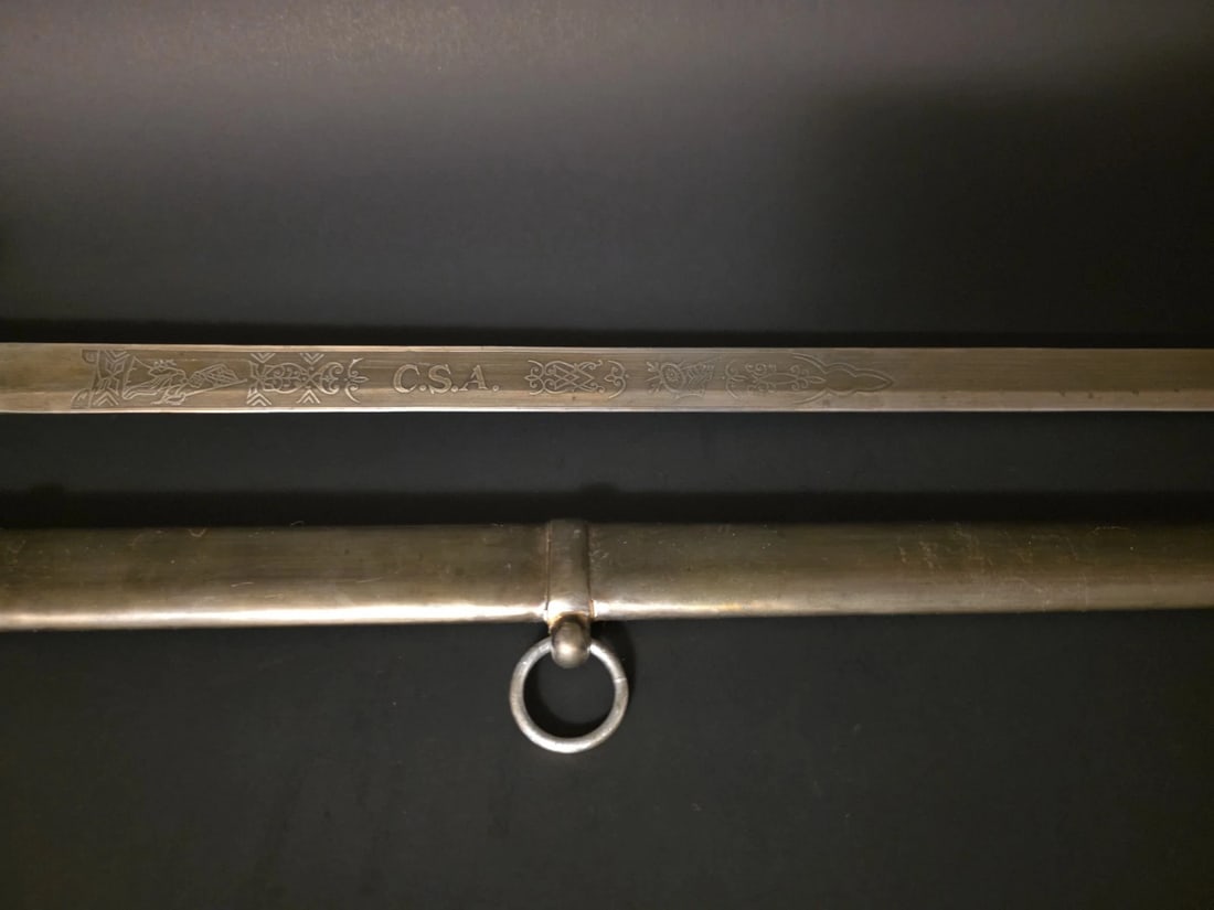 40" Antique-Style 1850 Confederate Civil War Sword - 9