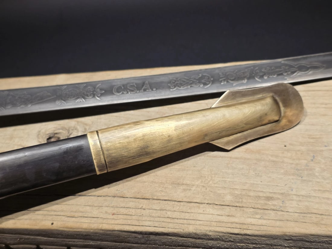 40" Antique-Style 1850 Confederate Civil War Sword - 15