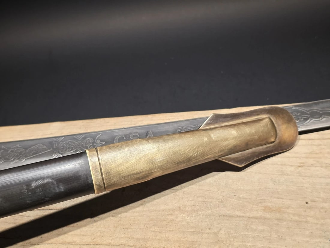 40" Antique-Style 1850 Confederate Civil War Sword - 16