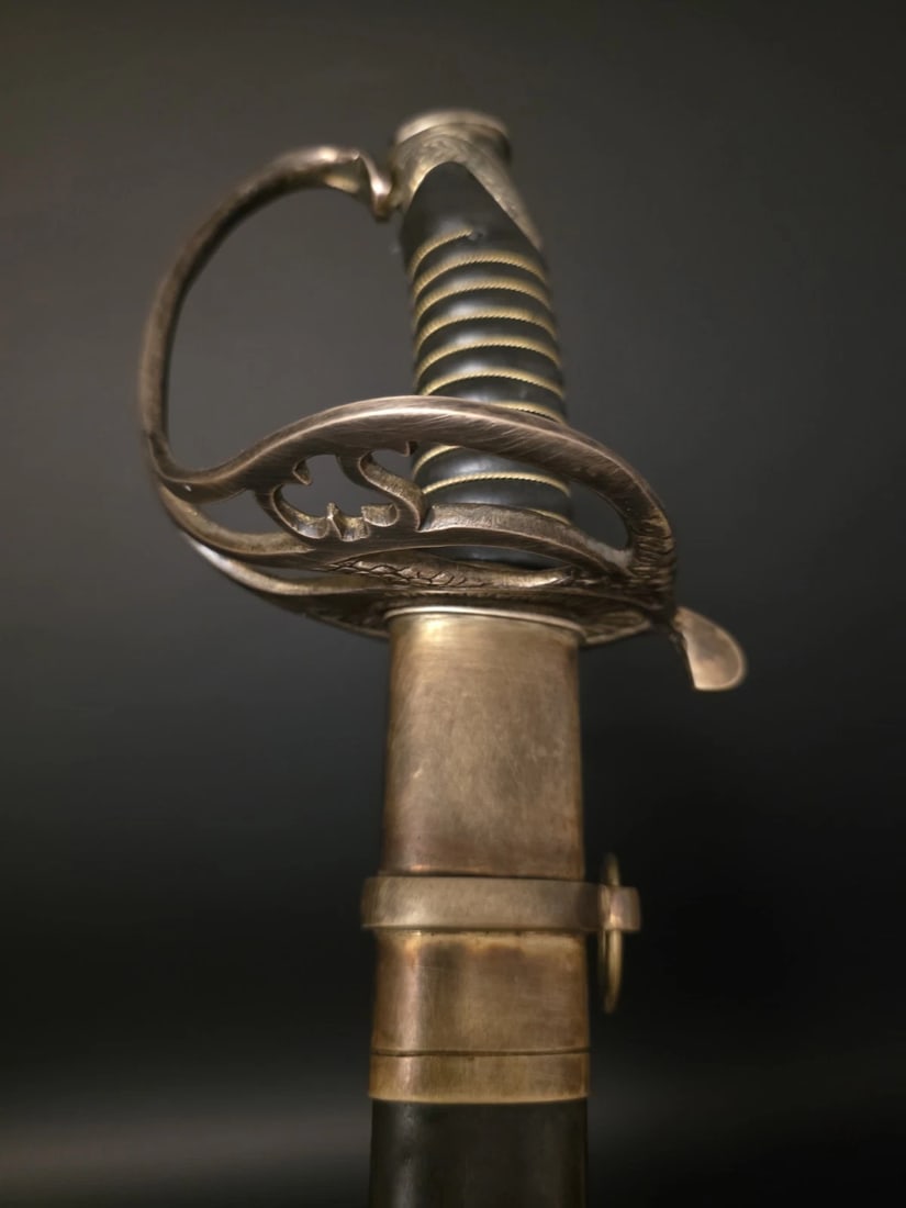 40" Antique-Style 1850 Confederate Civil War Sword - 4