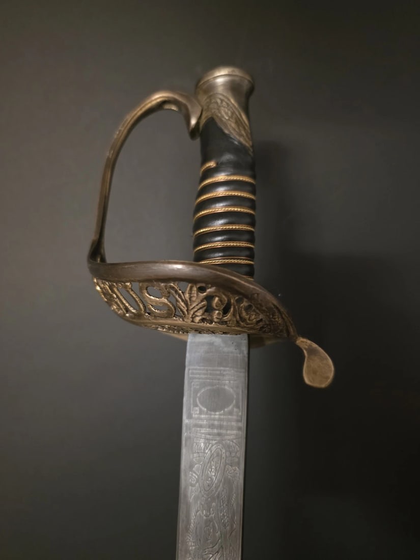 1850 Union Officer's Civil War Sword - 6
