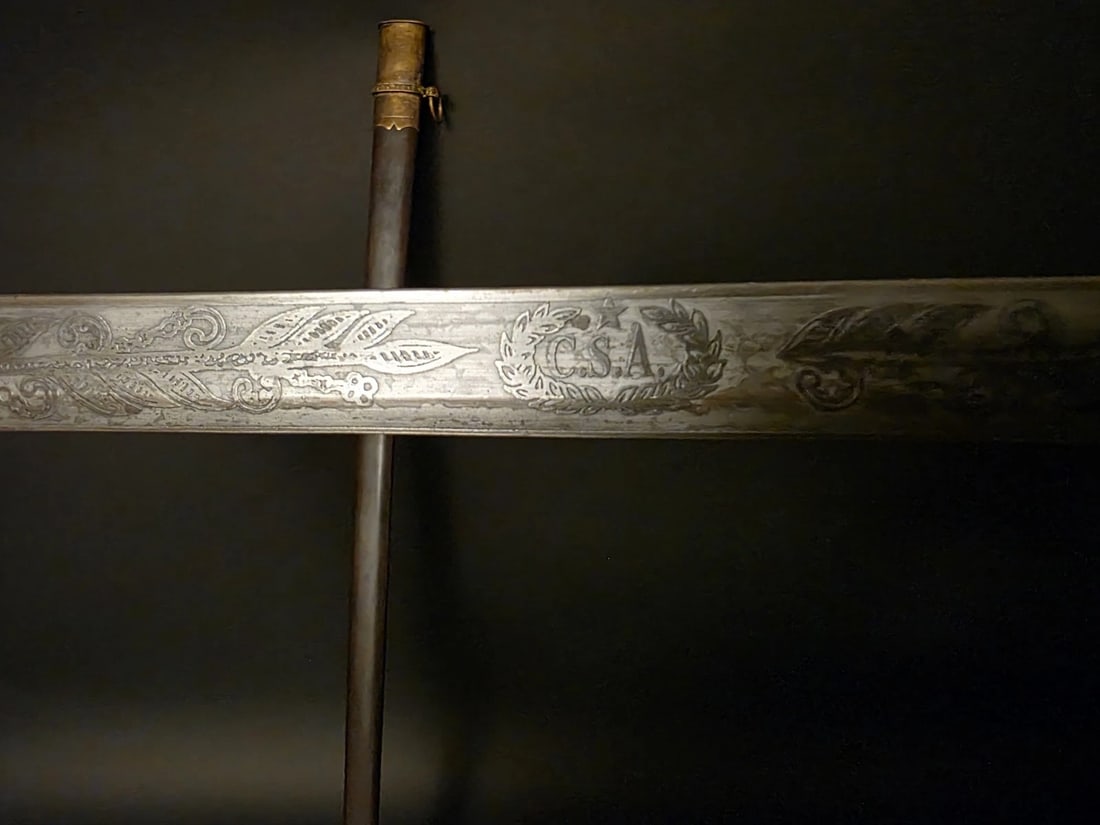 Fayetteville Armory Civil War Officers Confederate CS Sword - 11