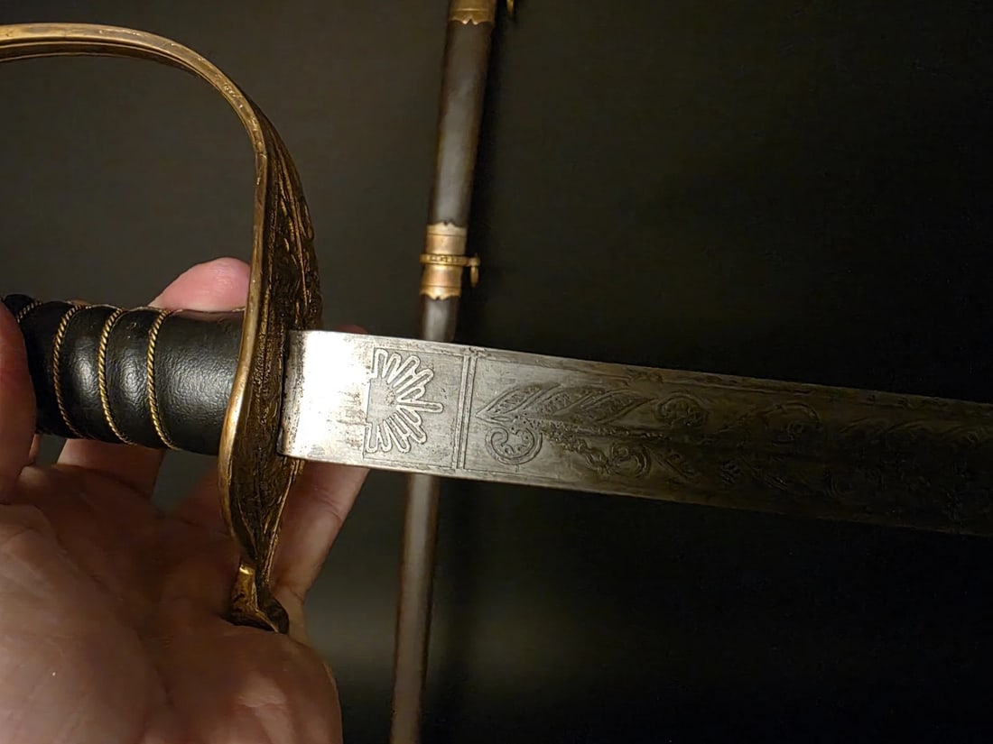 Fayetteville Armory Civil War Officers Confederate CS Sword - 13