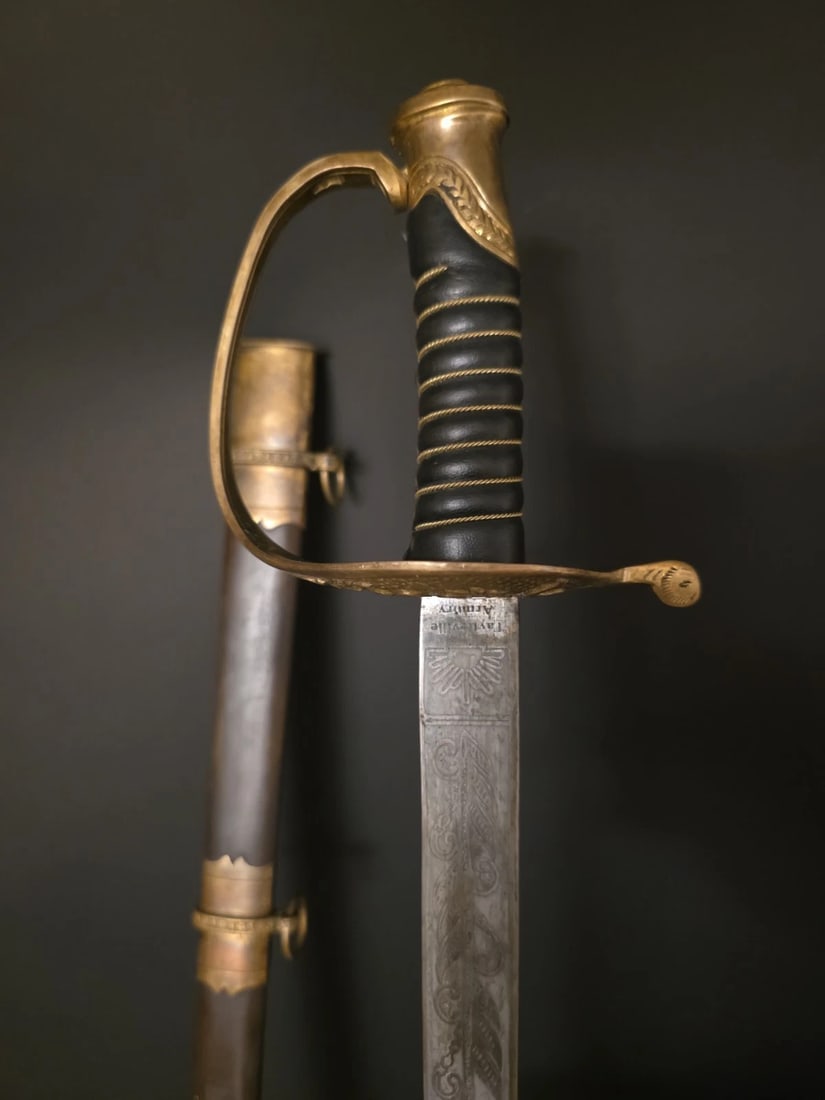 Fayetteville Armory Civil War Officers Confederate CS Sword - 15