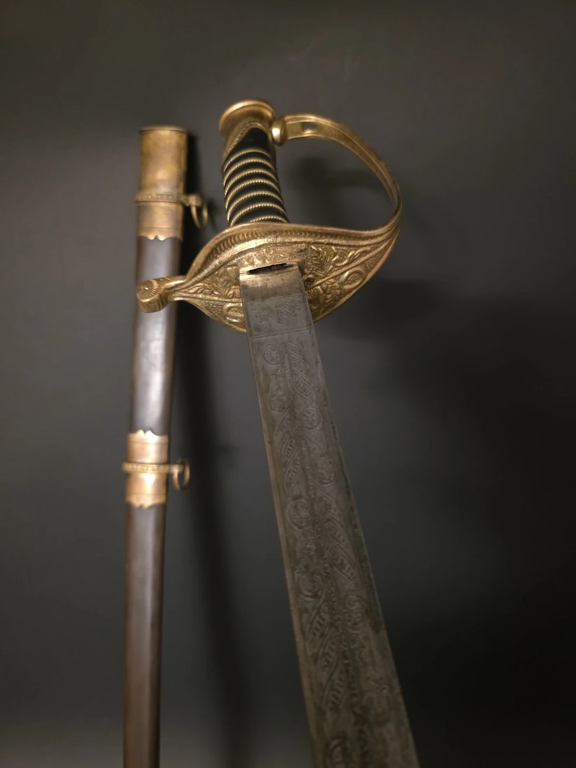 Fayetteville Armory Civil War Officers Confederate CS Sword - 17