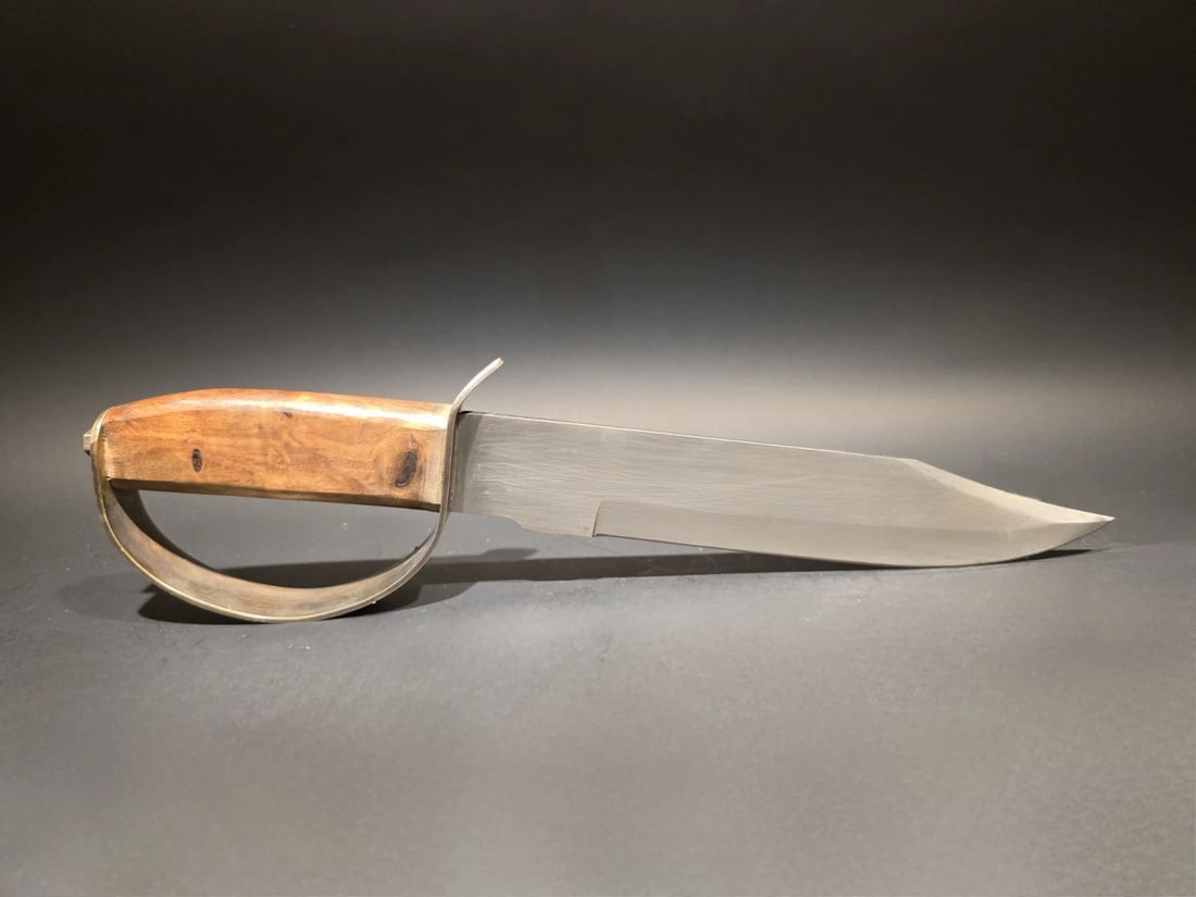 15" Civil War Style Confederate D Guard Bowie Knife - 13