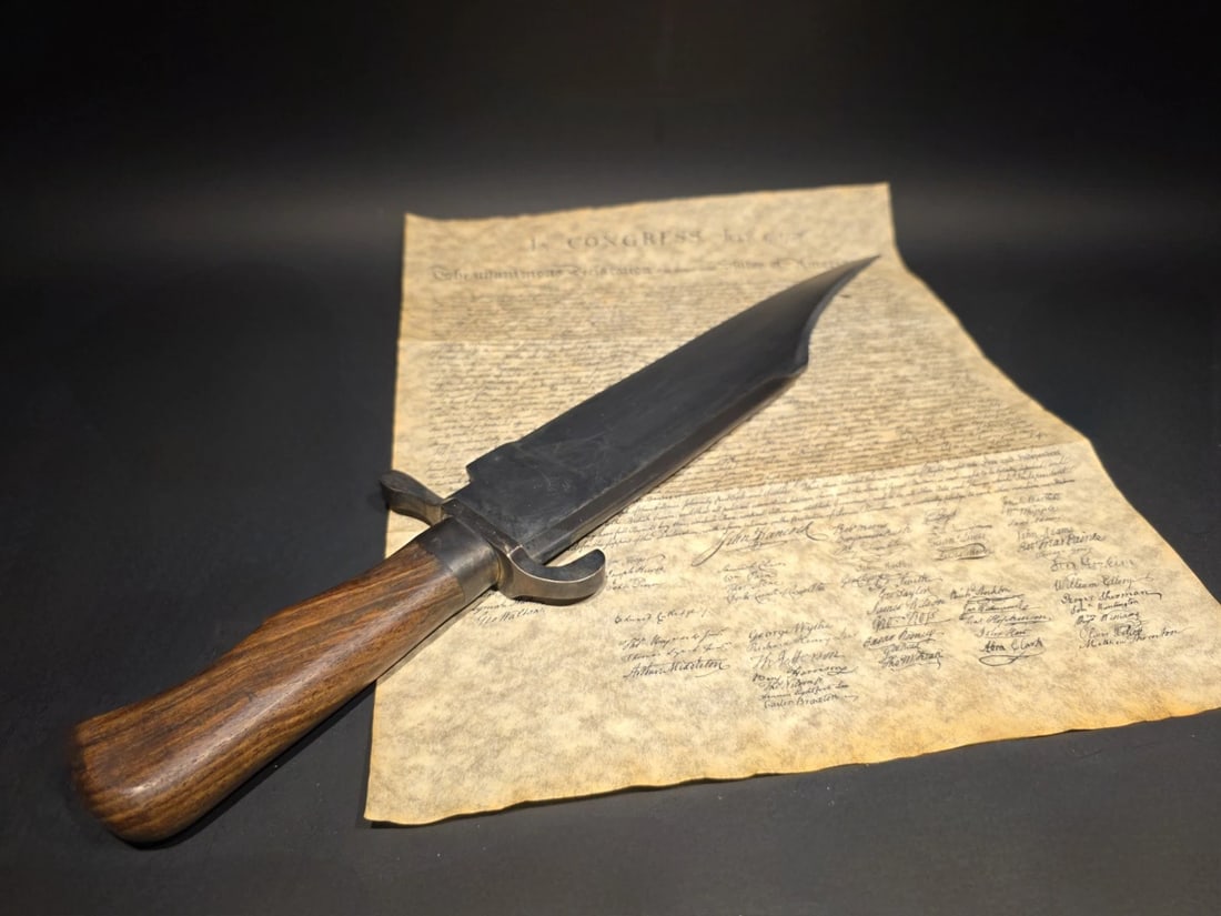19" Civil War Confederate Bowie Knife - 10