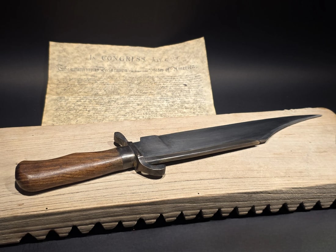 19" Civil War Confederate Bowie Knife - 13