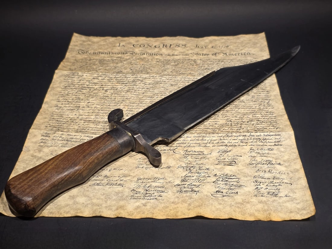 19" Civil War Confederate Bowie Knife - 9