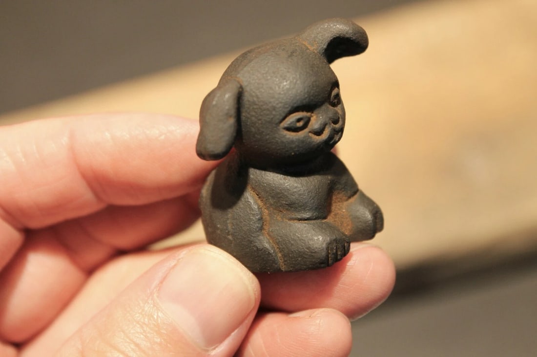 Miniature Cast Iron "Griswold Pup" Dog - 6