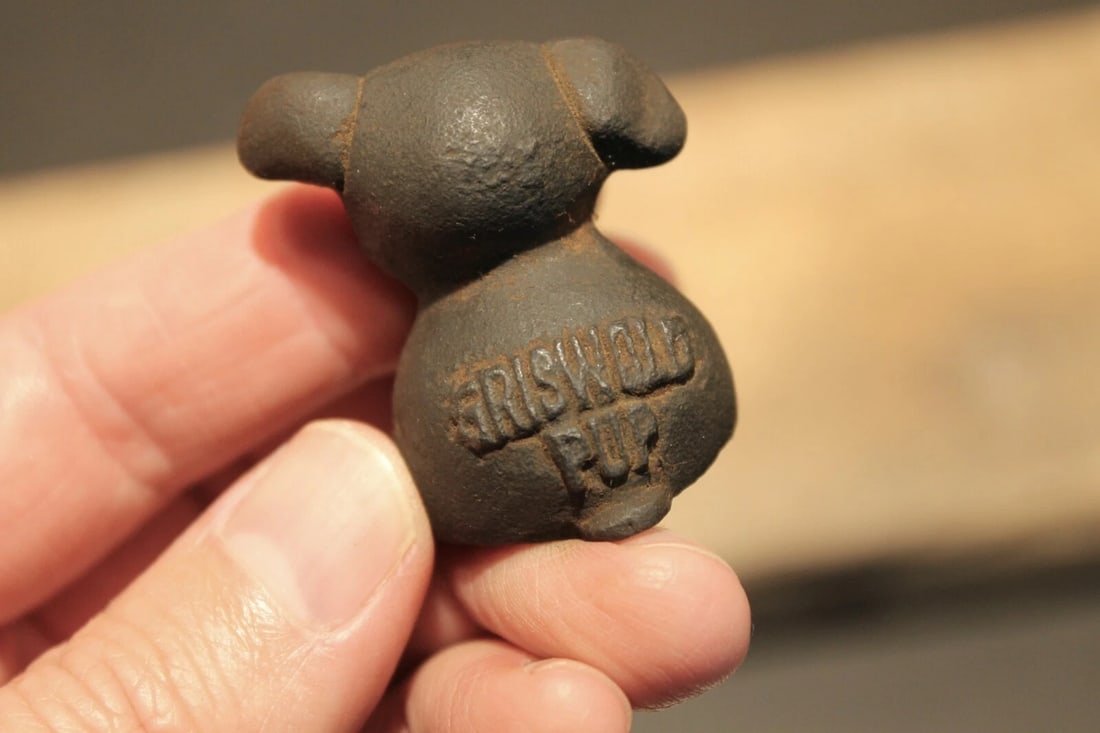 Miniature Cast Iron "Griswold Pup" Dog - 7