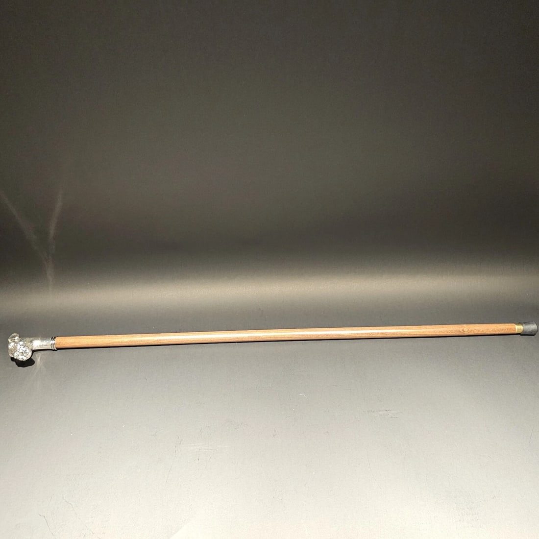 36" Antique Style Fox Terrier Dog Head Walking Stick Cane - 14