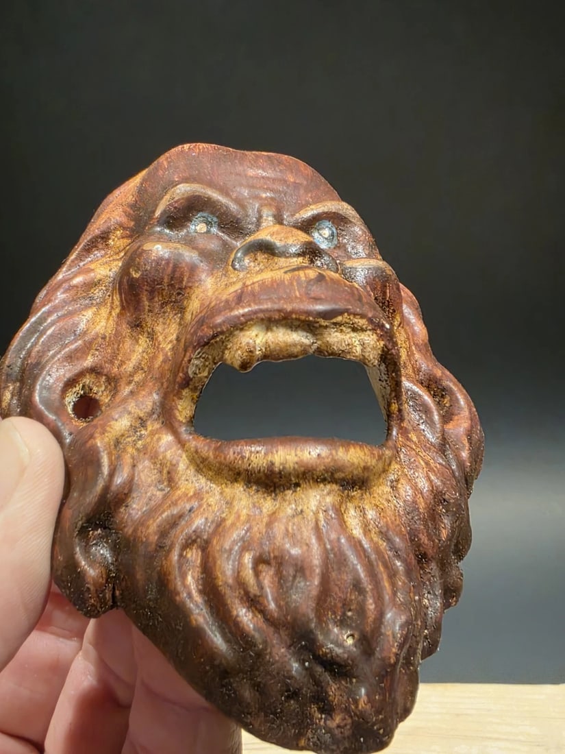 Cast Iron folk art Sasquatch Wall mount Bottle Opener - 12