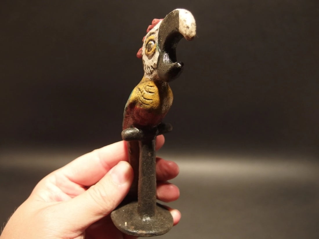 Cast Iron Parrot Beer Bottle Opener bar tool - 5