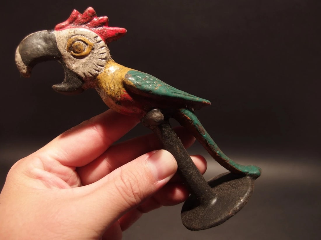 Cast Iron Parrot Beer Bottle Opener bar tool - 6