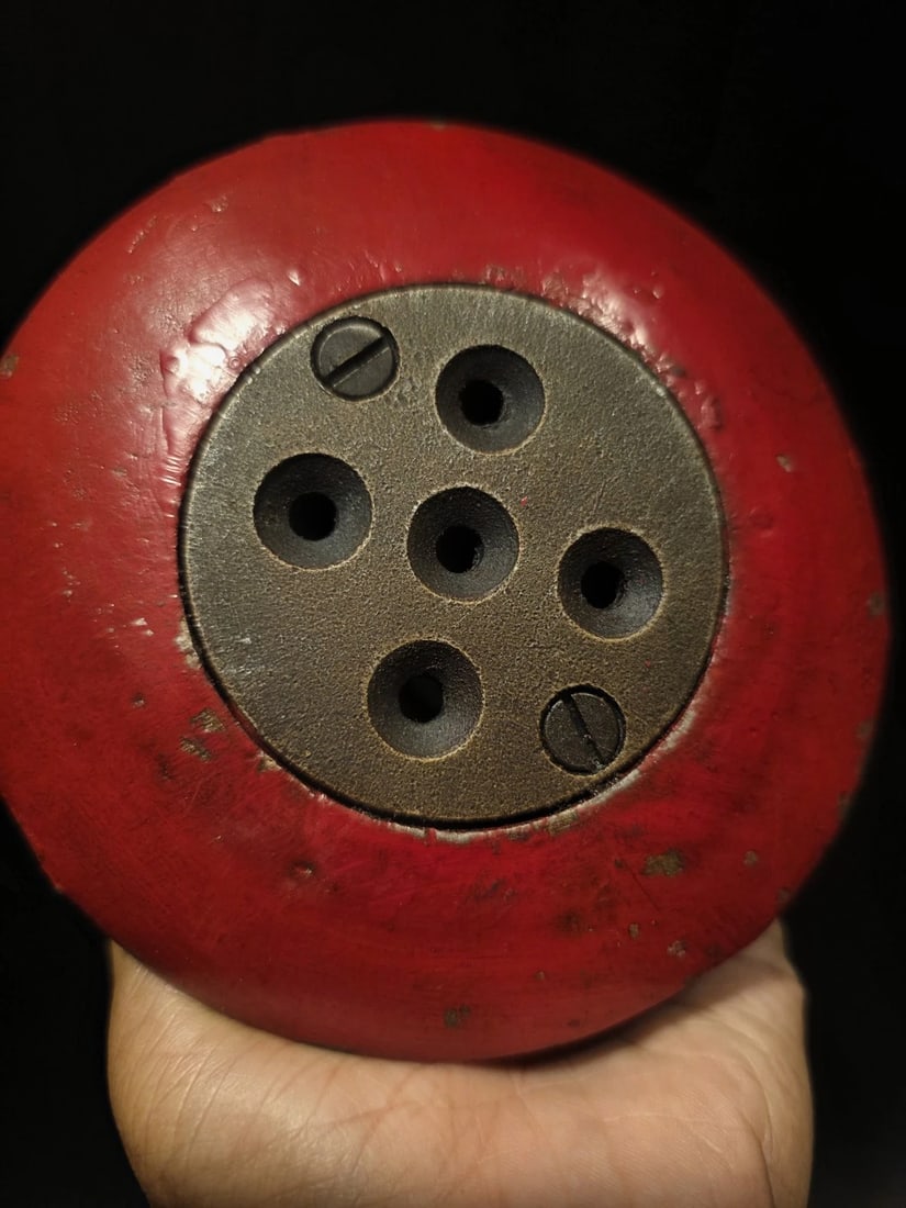 4 1/2" Cast Iron USA Patriotic Hat Coin Bank - 13