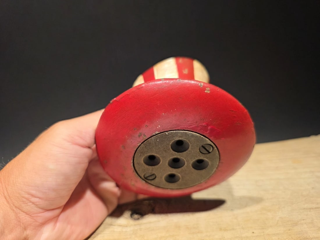 4 1/2" Cast Iron USA Patriotic Hat Coin Bank - 5