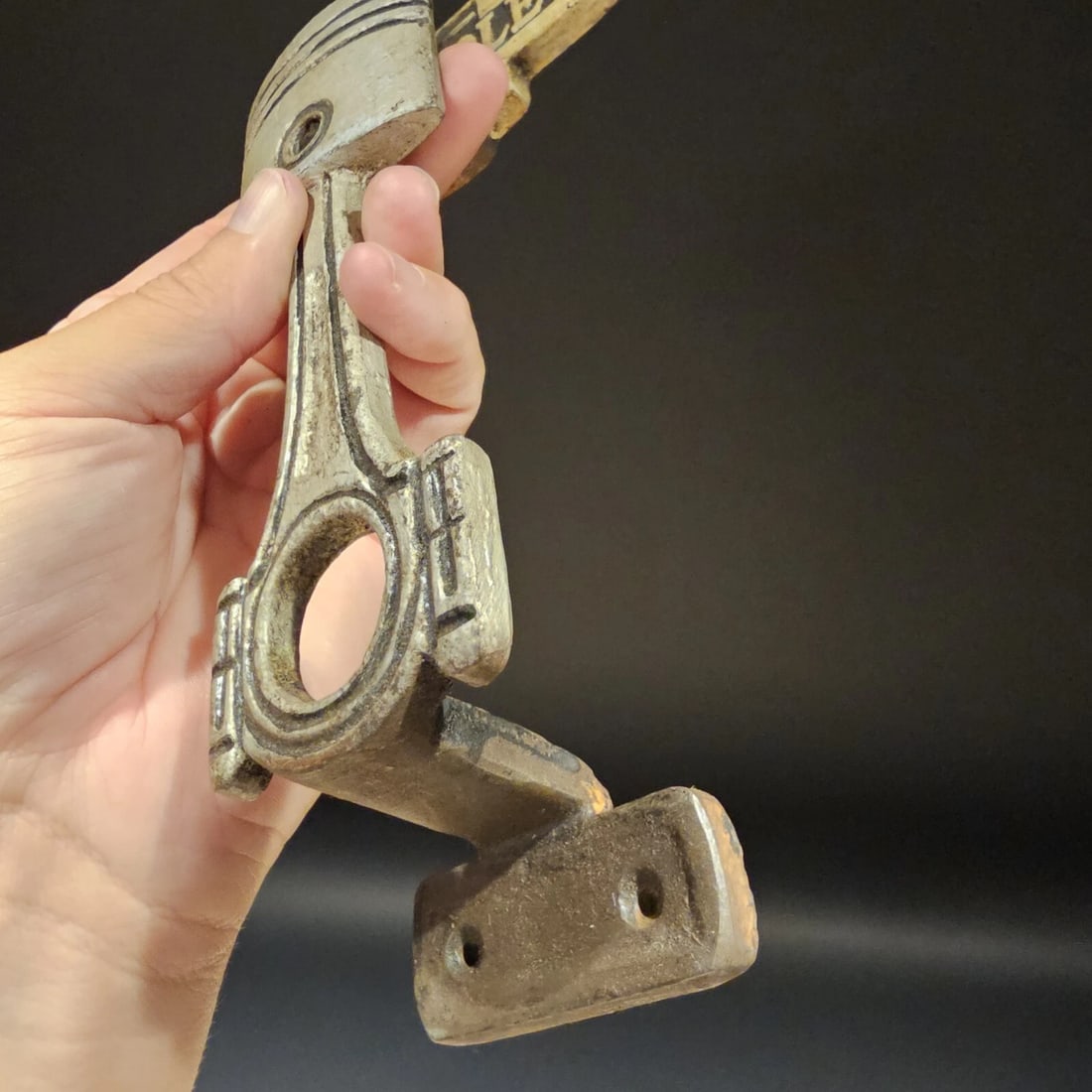 9 3/4" Cast Iron Chevrolet Door Gate Handle - 20