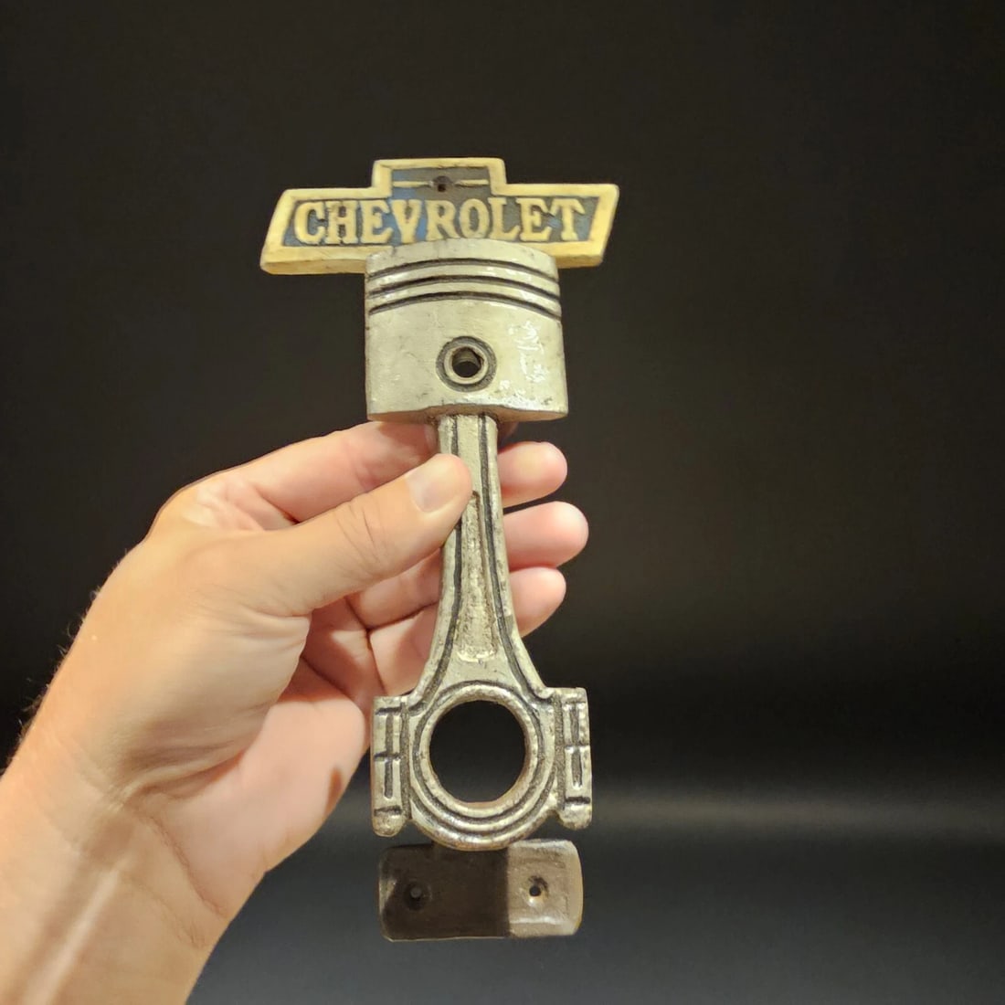 9 3/4" Cast Iron Chevrolet Door Gate Handle - 9