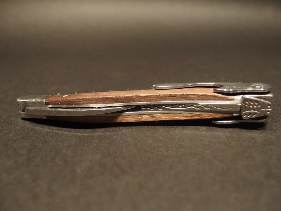 Laguiole Corkscrew with Walnut Wood Handles - 3