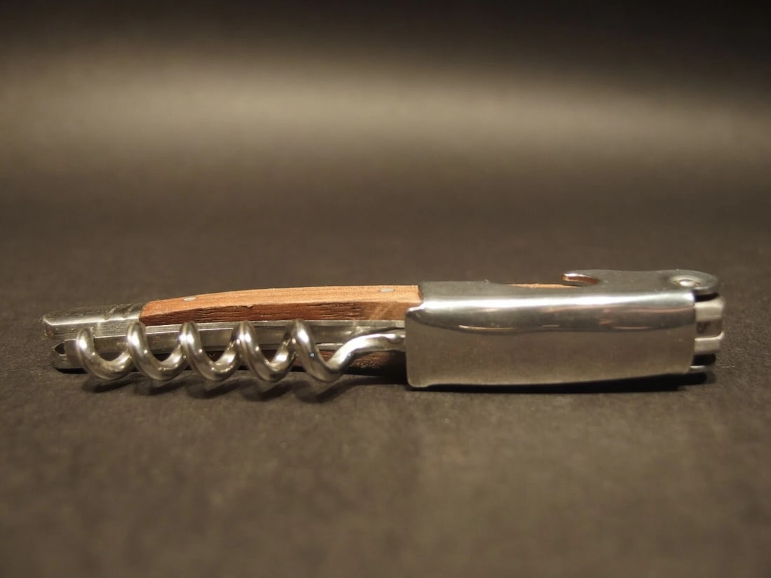 Laguiole Corkscrew with Walnut Wood Handles - 4