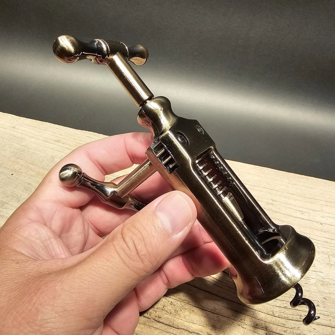 Rack & Pinion Kings Corkscrew Wine Bottle Opener - 14