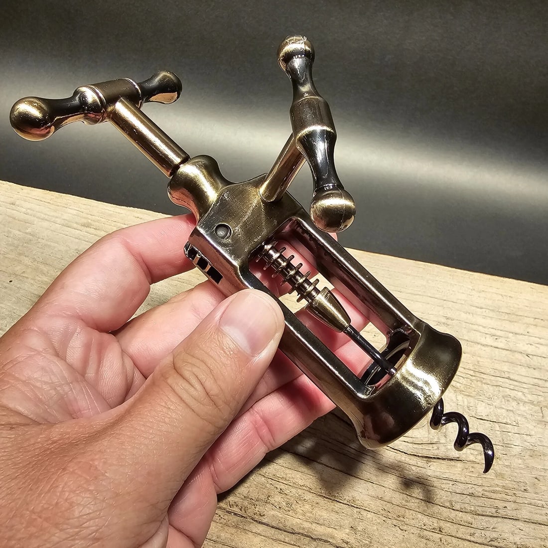 Rack & Pinion Kings Corkscrew Wine Bottle Opener - 16