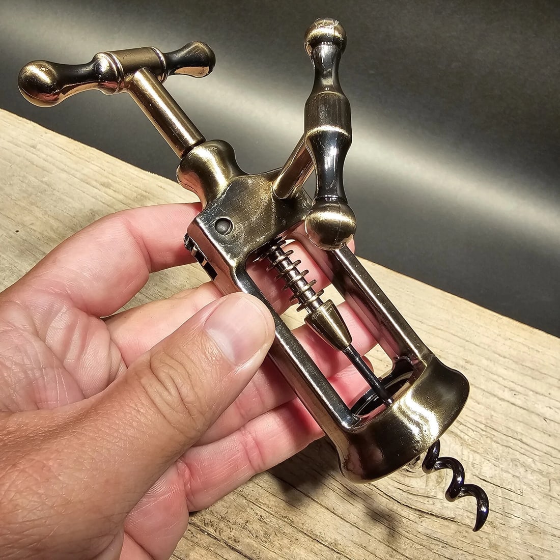 Rack & Pinion Kings Corkscrew Wine Bottle Opener - 17