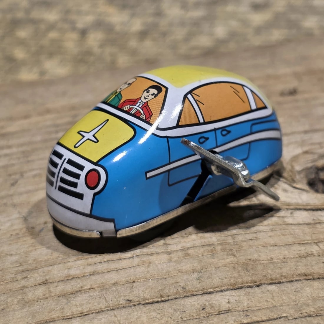 Tin Litho Ambulance Wind up Toy Car (1 of 7)
