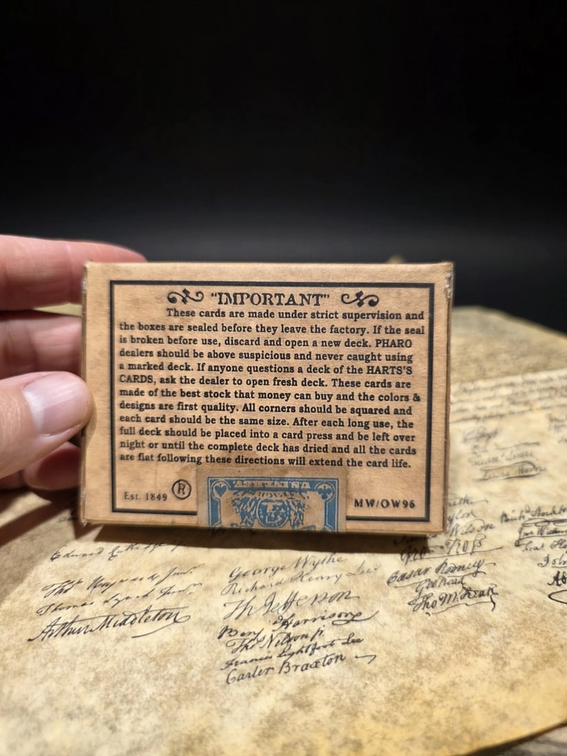 Vintage Style 19th C Deck of Playing Cards - 7