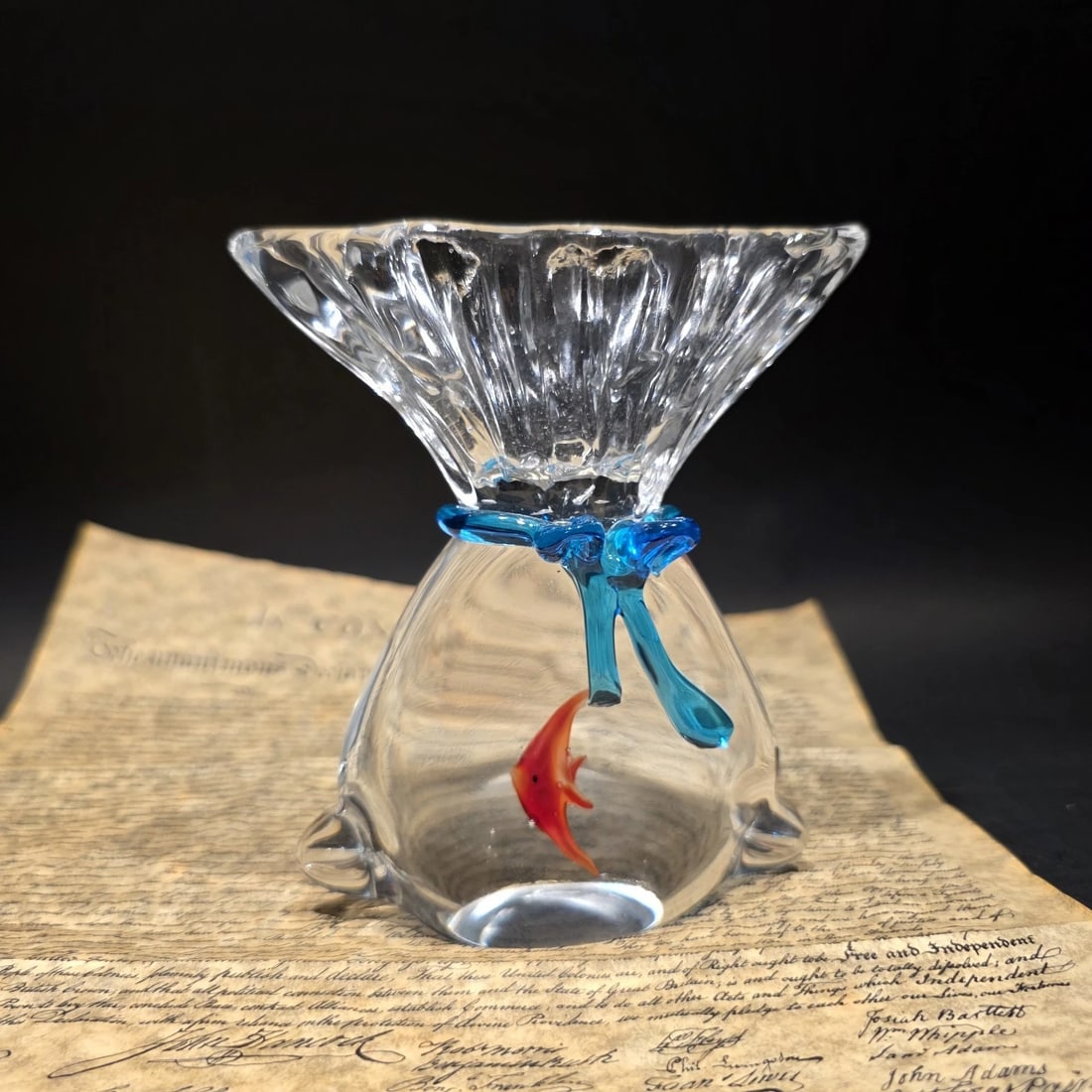 Aquarium Art Glass Fish Sea Life Paperweight - 10