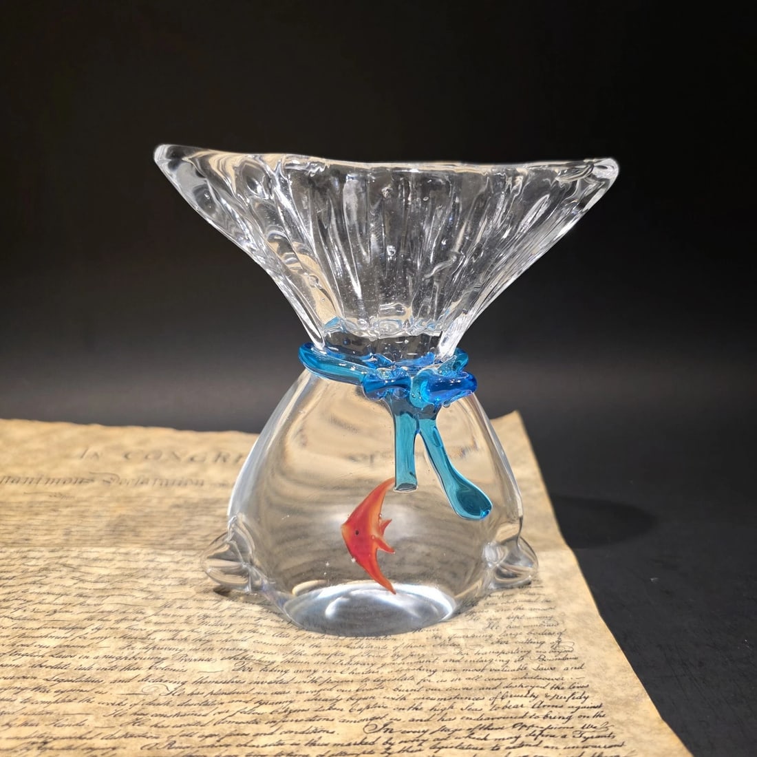 Aquarium Art Glass Fish Sea Life Paperweight (1 of 11)