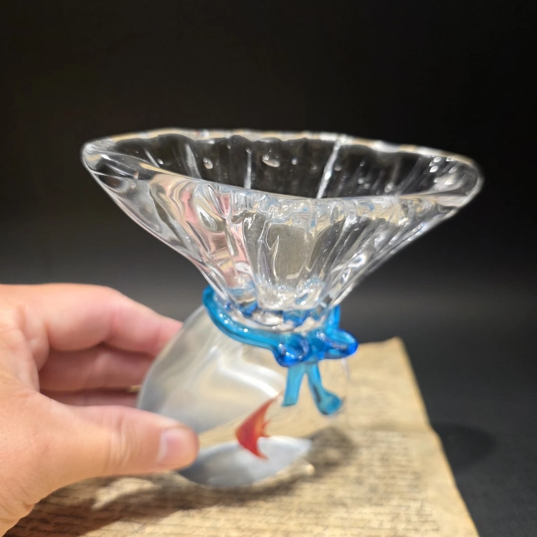 Aquarium Art Glass Fish Sea Life Paperweight - 3