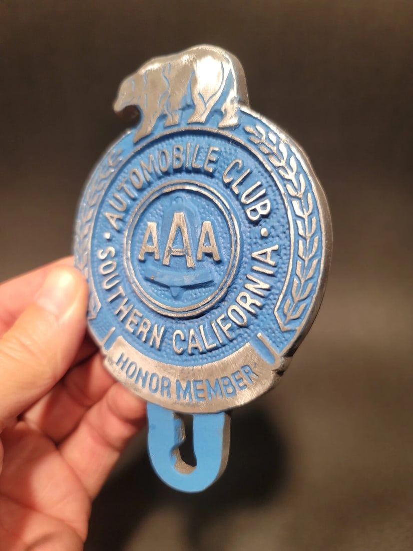Aluminum AAA Car License Plate Fob Topper - 11