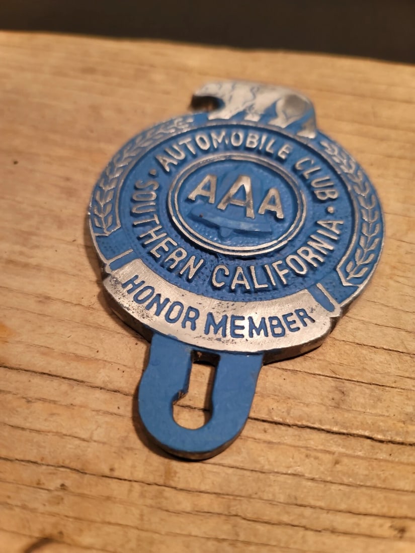 Aluminum AAA Car License Plate Fob Topper - 13