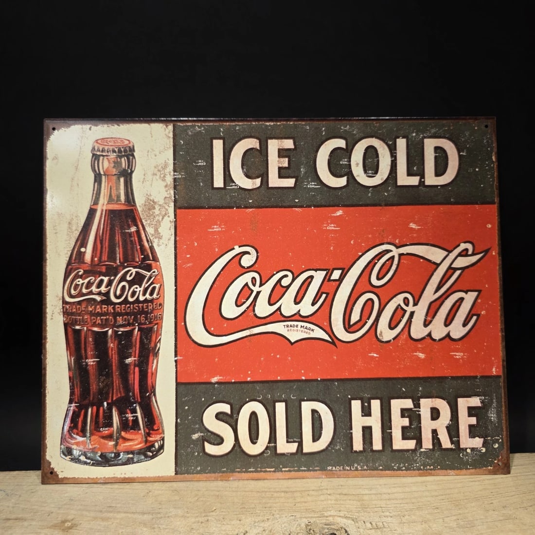15" Coca-Cola Metal Gas Station Advertising Sign - 7