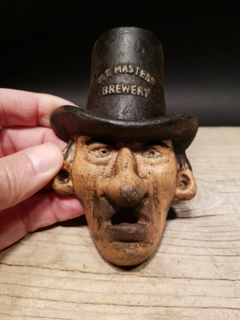 Cast Iron Ole Masters Brewery Beer Bottle Opener - 12