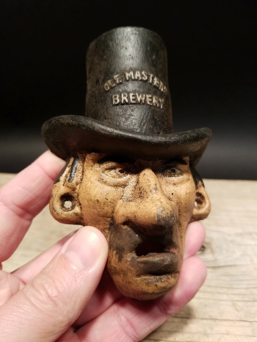 Cast Iron Ole Masters Brewery Beer Bottle Opener - 2