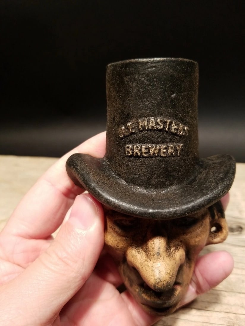 Cast Iron Ole Masters Brewery Beer Bottle Opener - 8