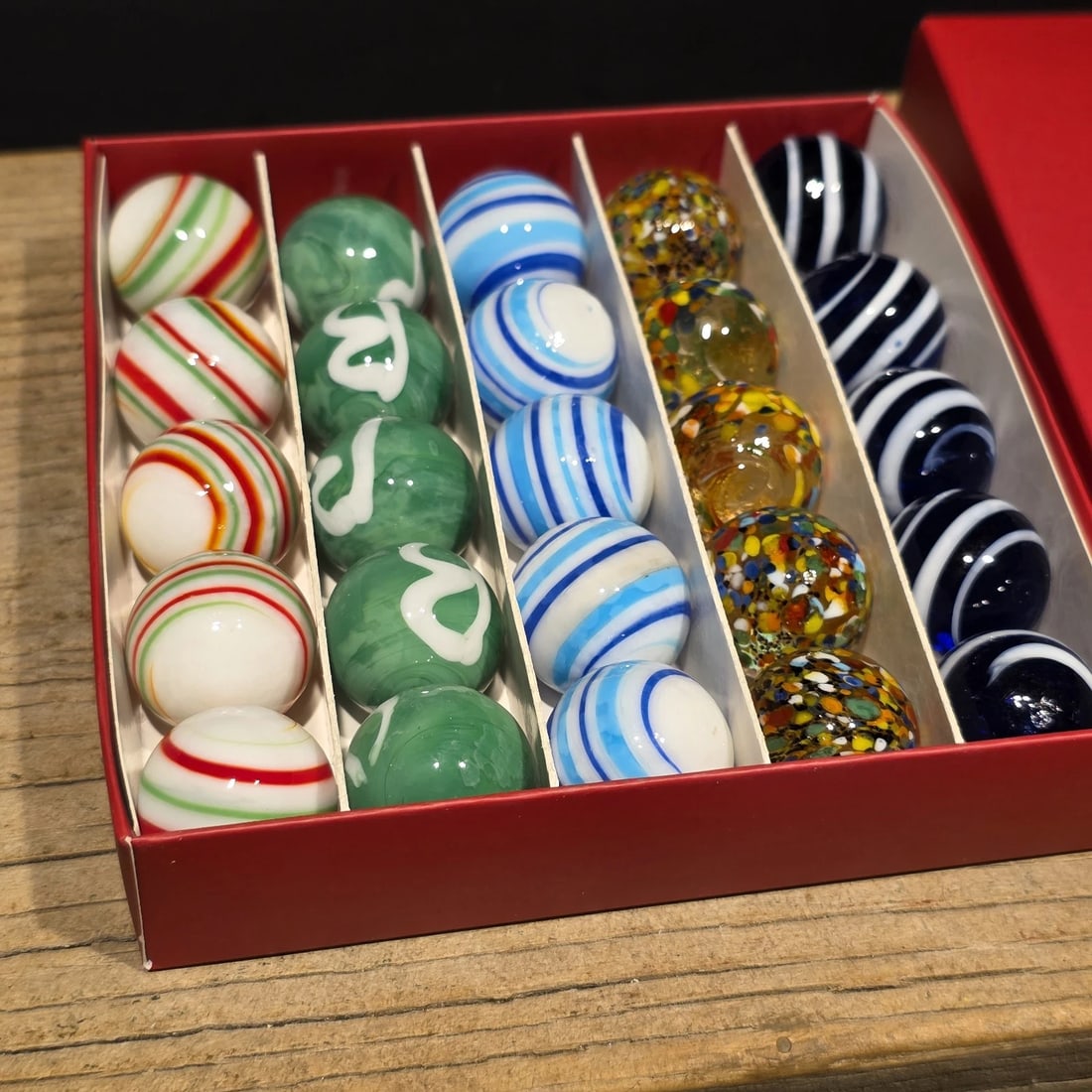 Akro Agates Box Set of Marbles - 13