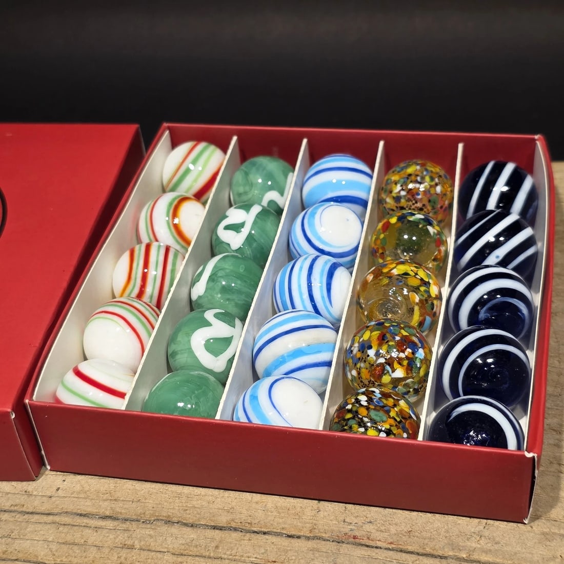 Akro Agates Box Set of Marbles - 17