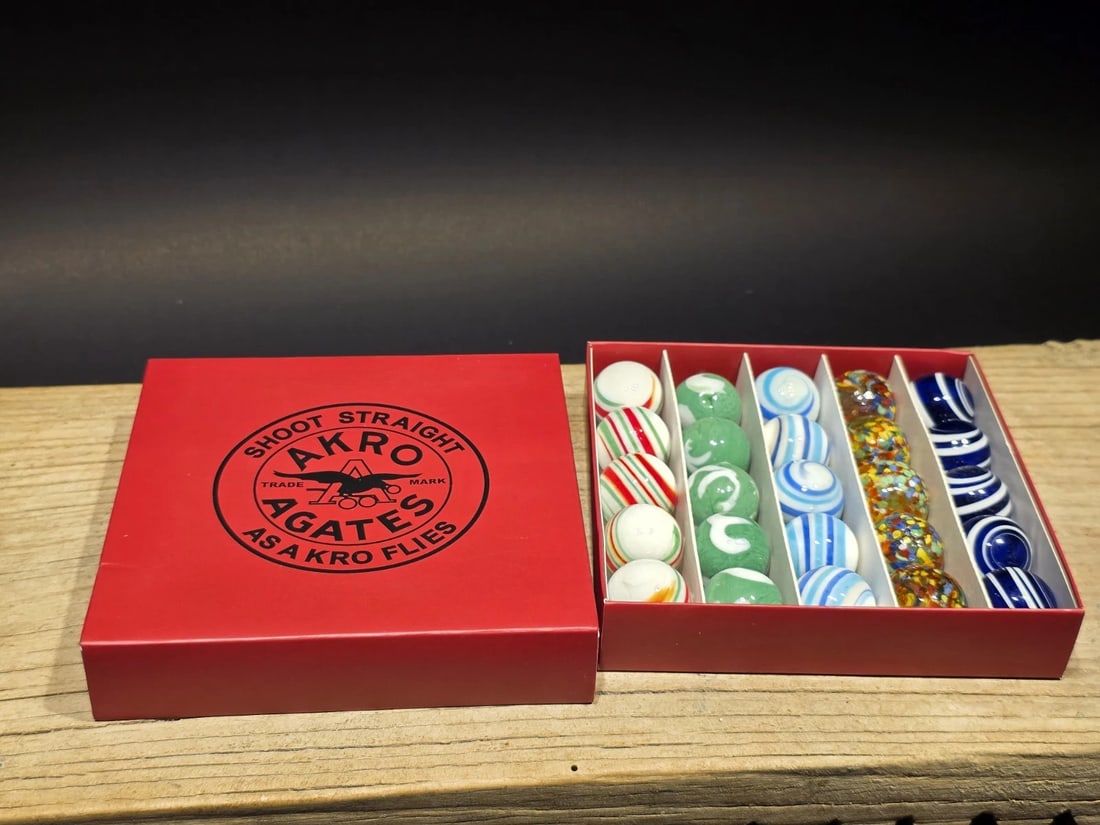 Akro Agates Box Set of Marbles - 4