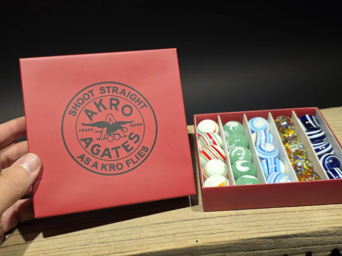 Akro Agates Box Set of Marbles - 5